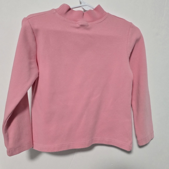 Girls Pink And White Mock Neck Long Sleeve Tops Bundle - Picture 3 of 12